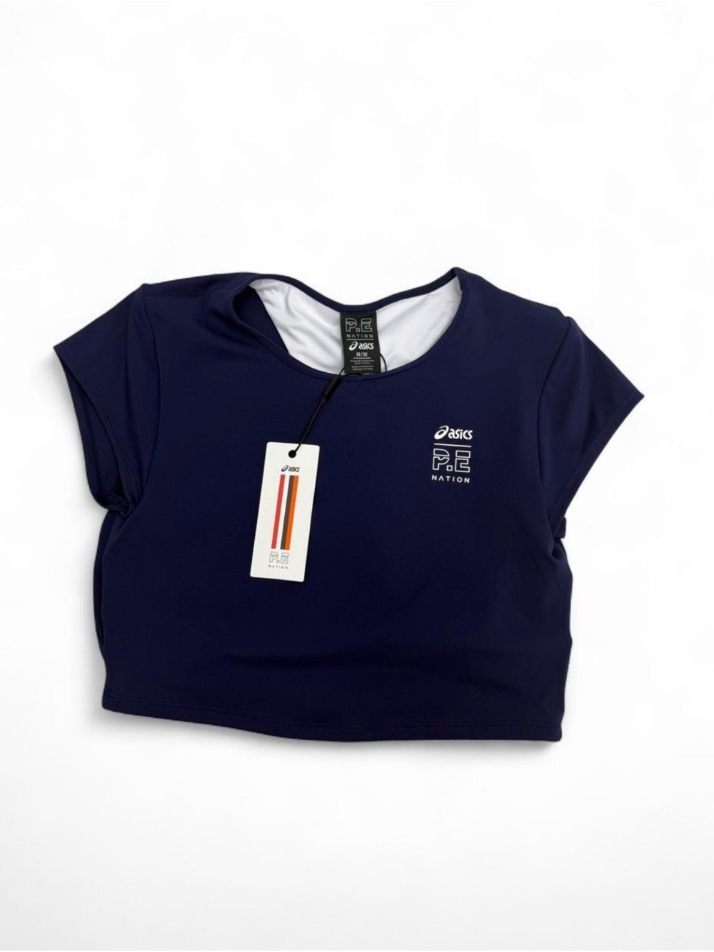 P.E Nation Navy Cropped Performance Tee